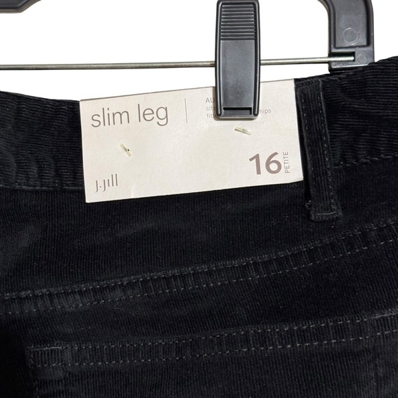 J Jill NWT slim leg authentic fit corduroy jeans size 16P - Picture 7 of 9
